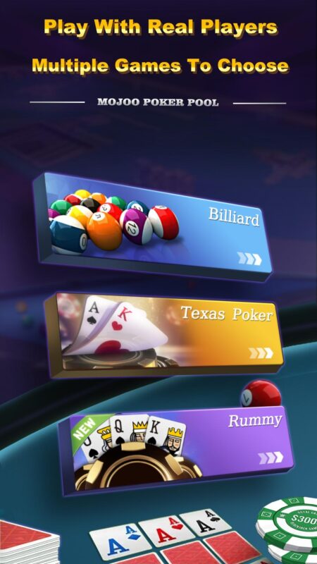 Mojoo Poker Pool