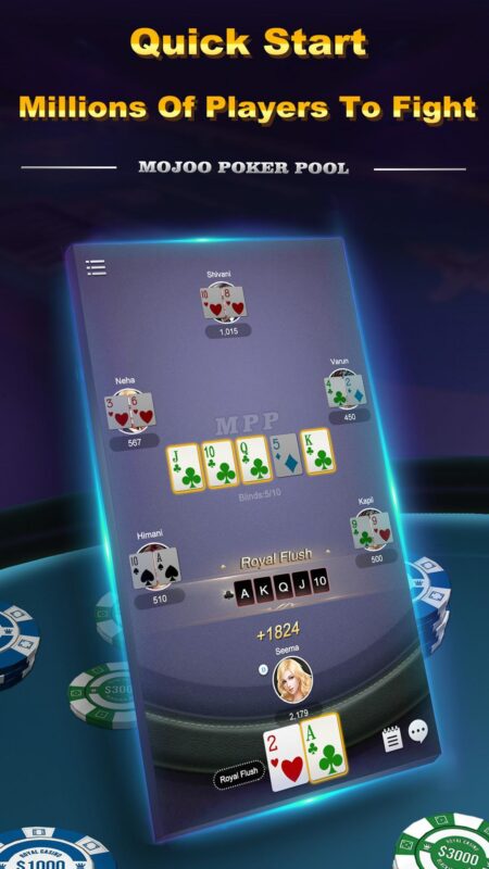Mojoo Poker Pool